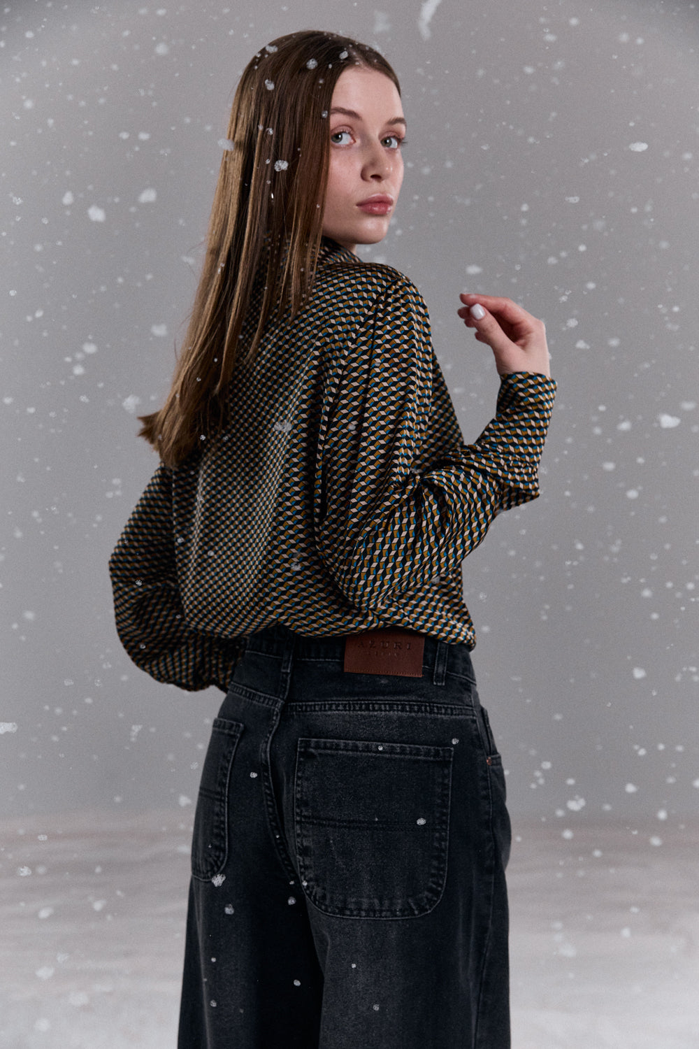 Loose long sleeve blouse