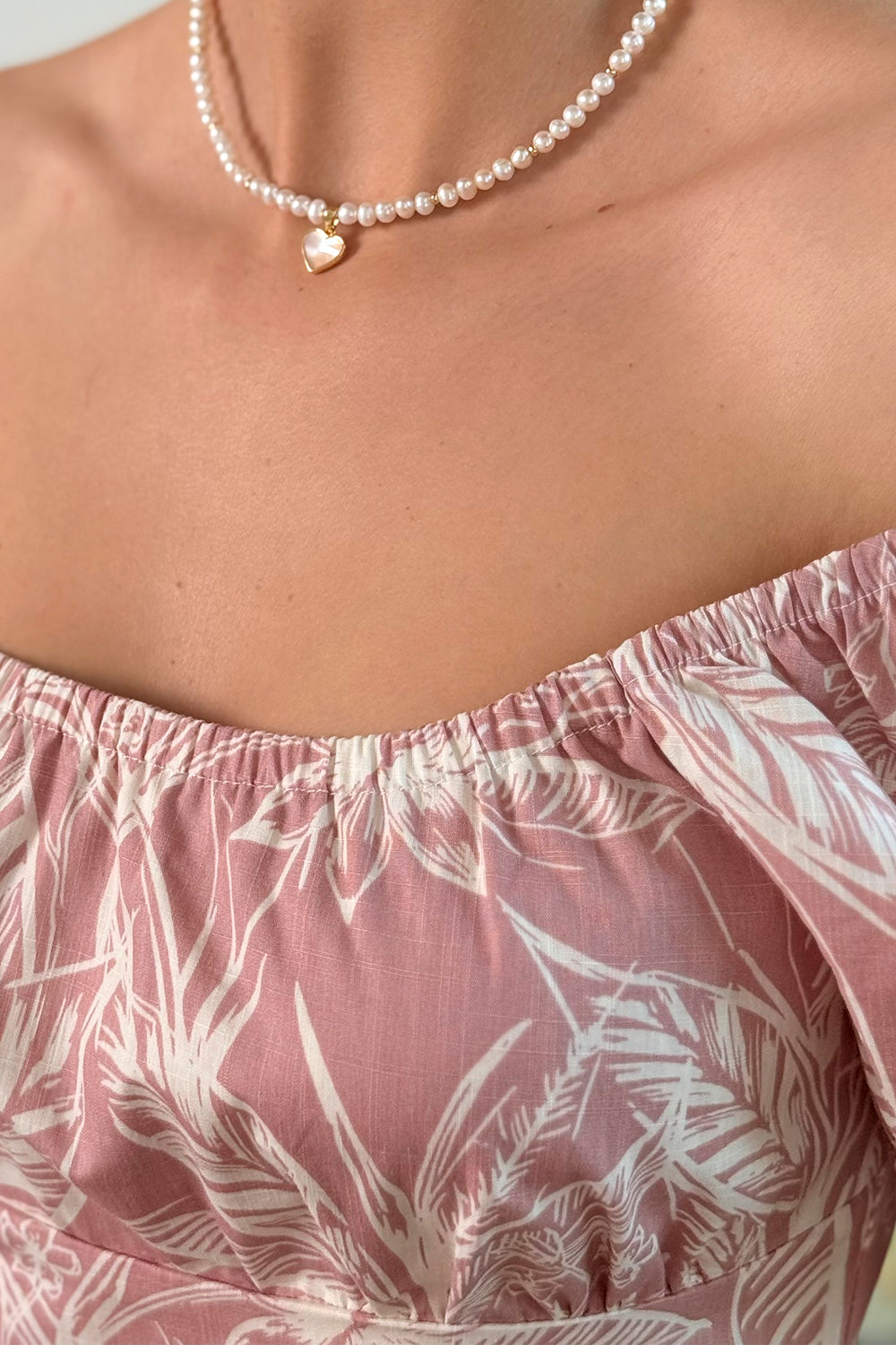Pink fitted dress