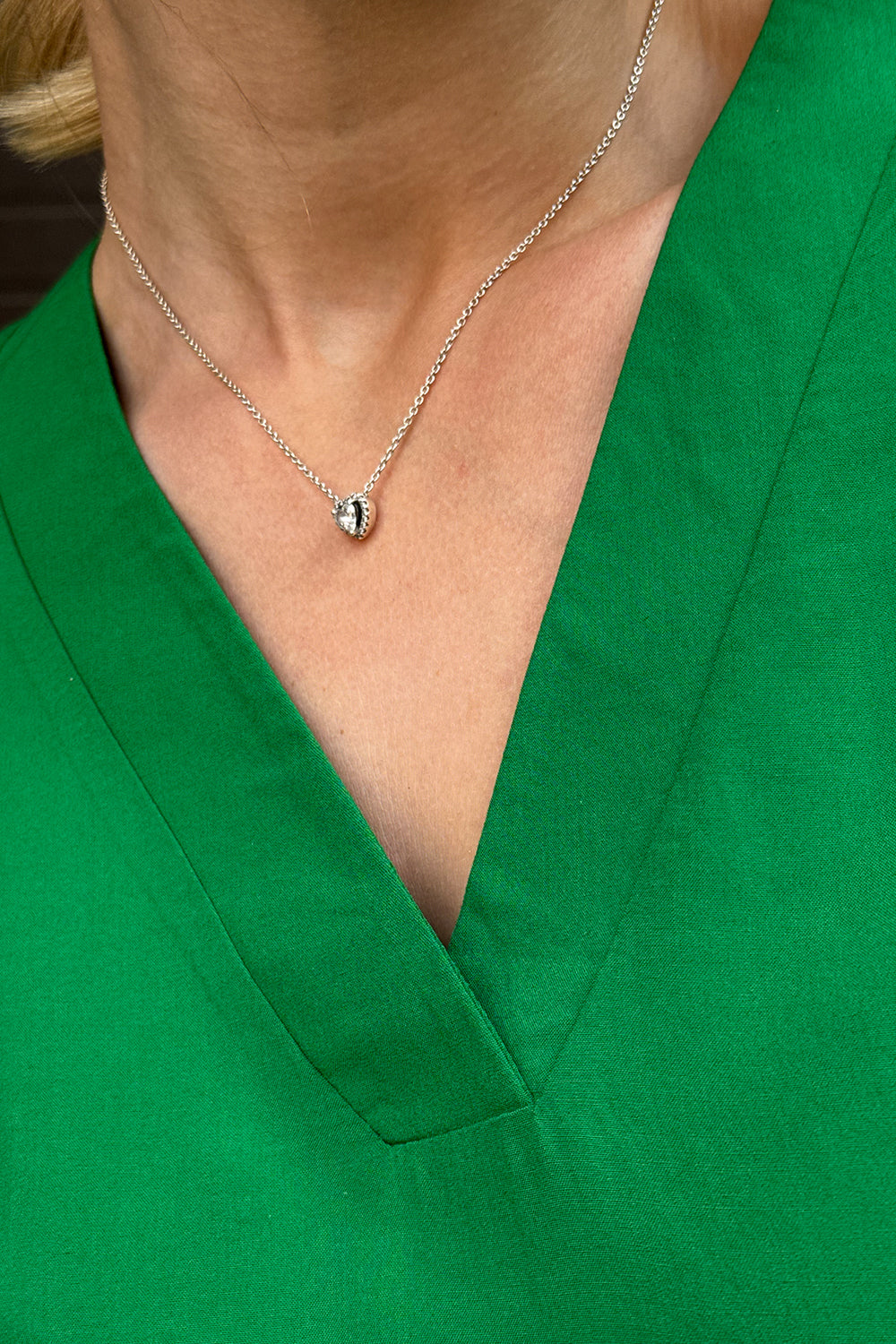 Green Staple Blouse