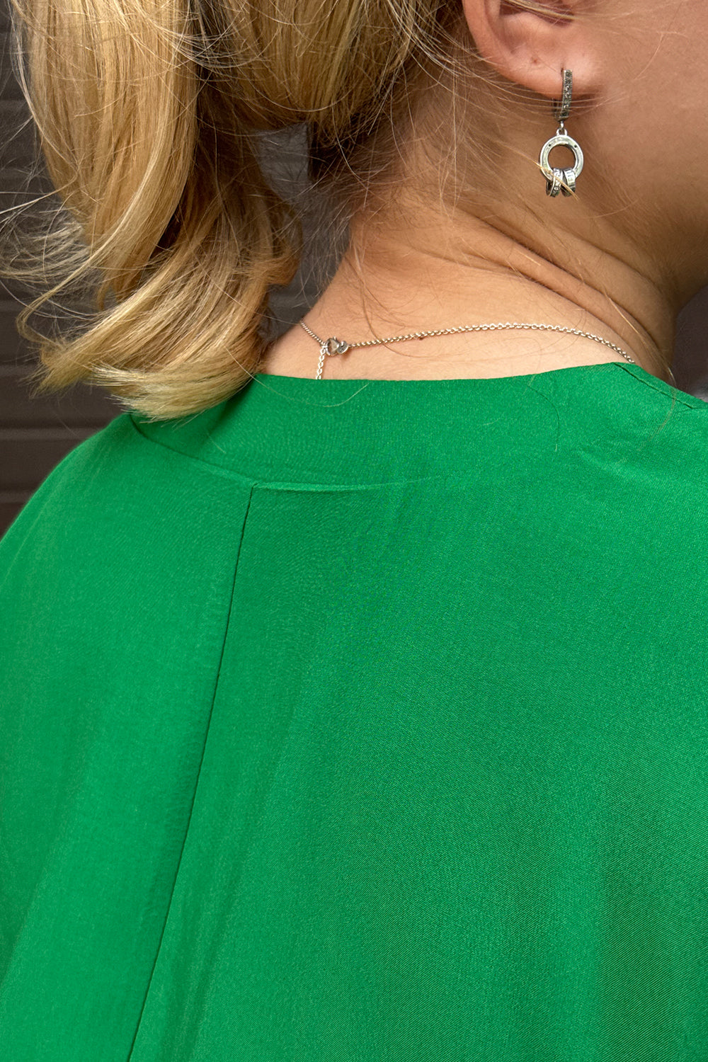 Green Staple Blouse