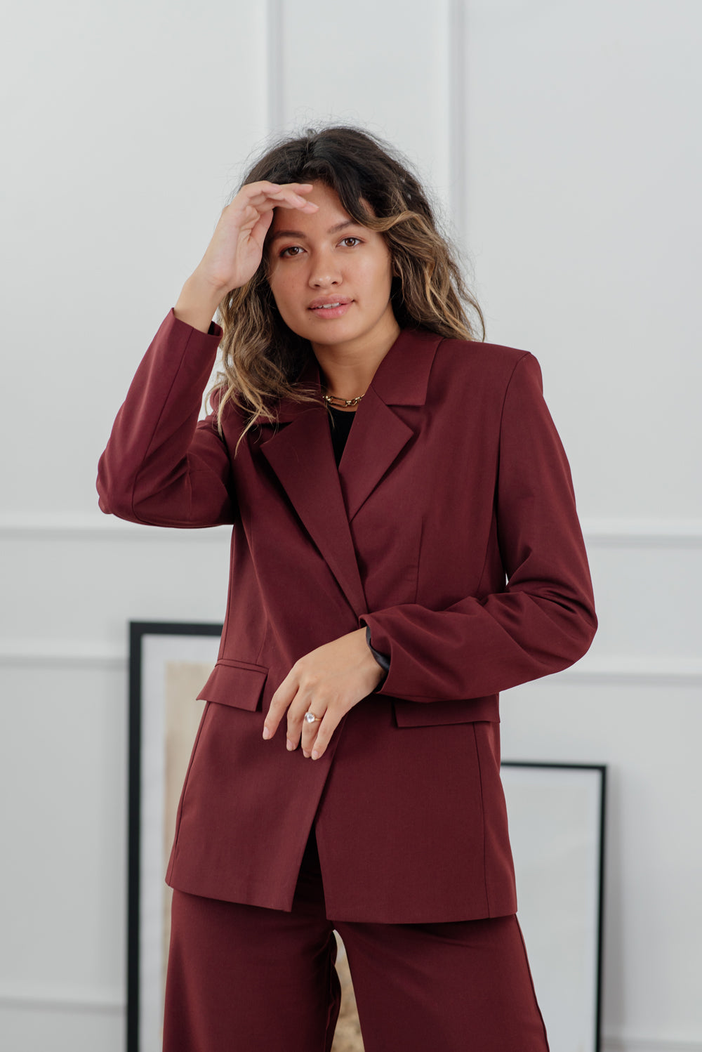 Blazer silhouette aderente