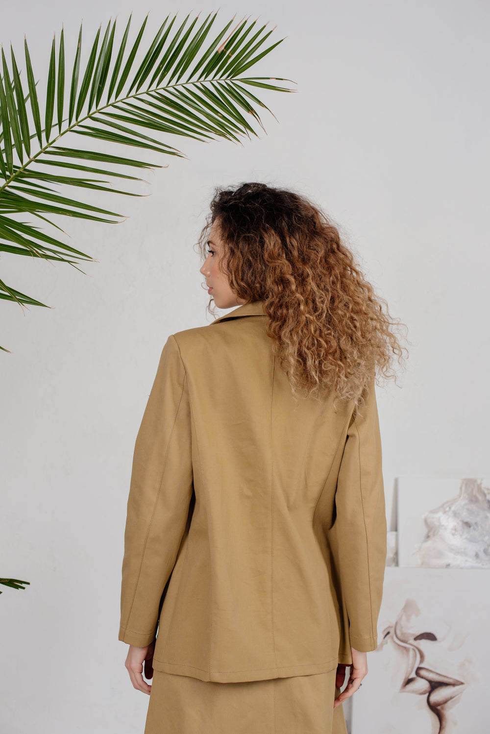 Safari style jacket with large pockets