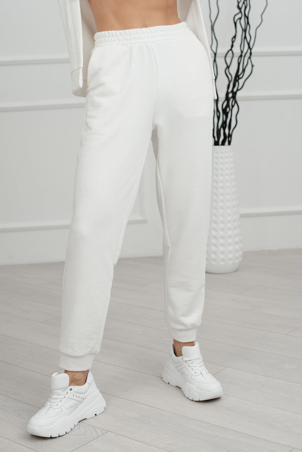 Pantalon jogger tricoté