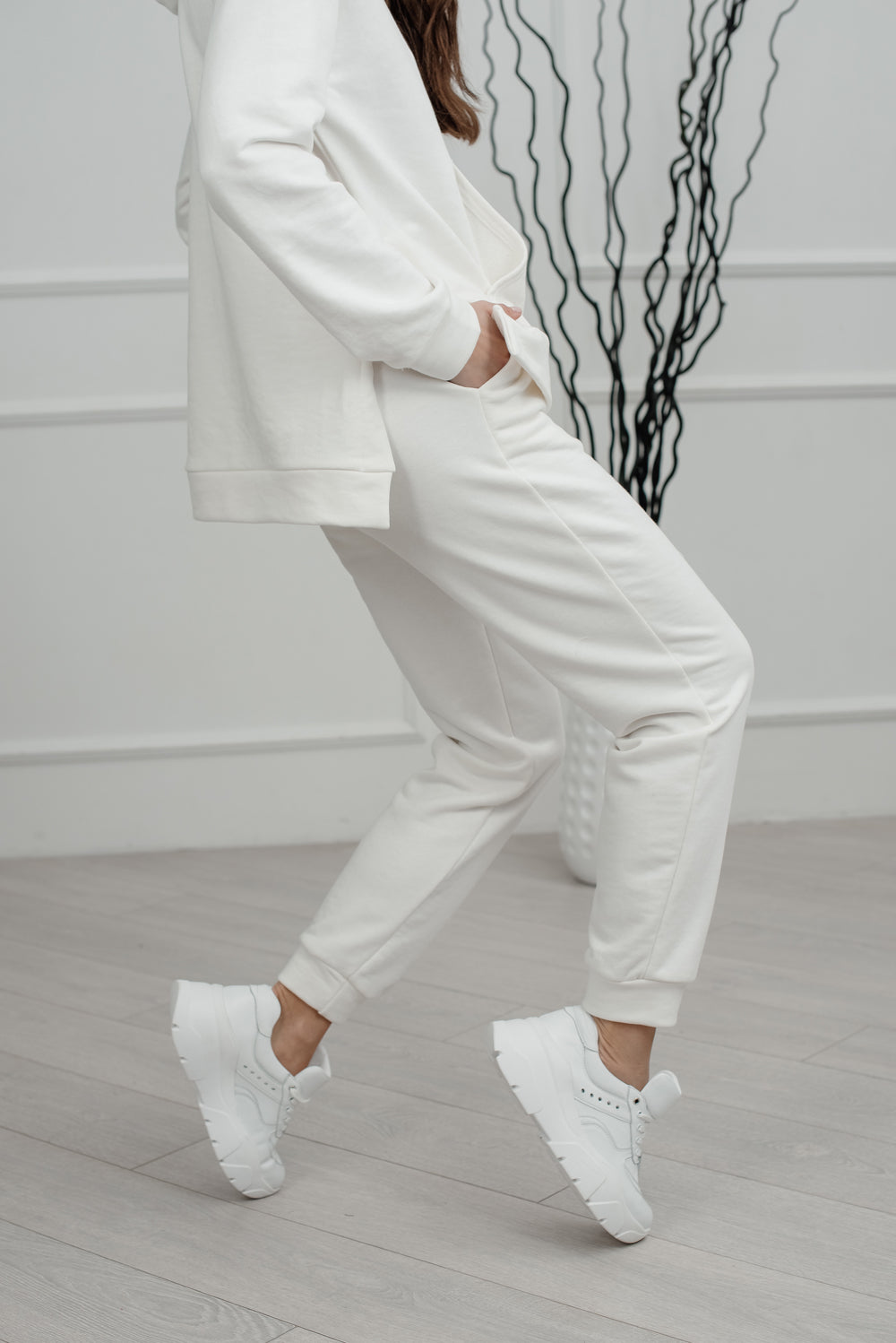 Pantalon jogger tricoté