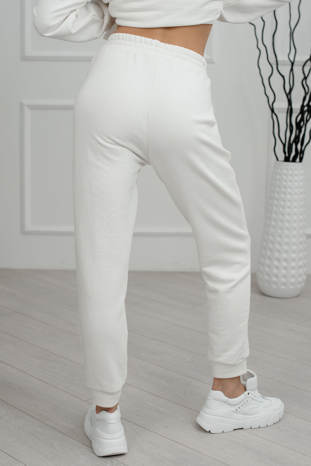 Pantalones jogger de punto