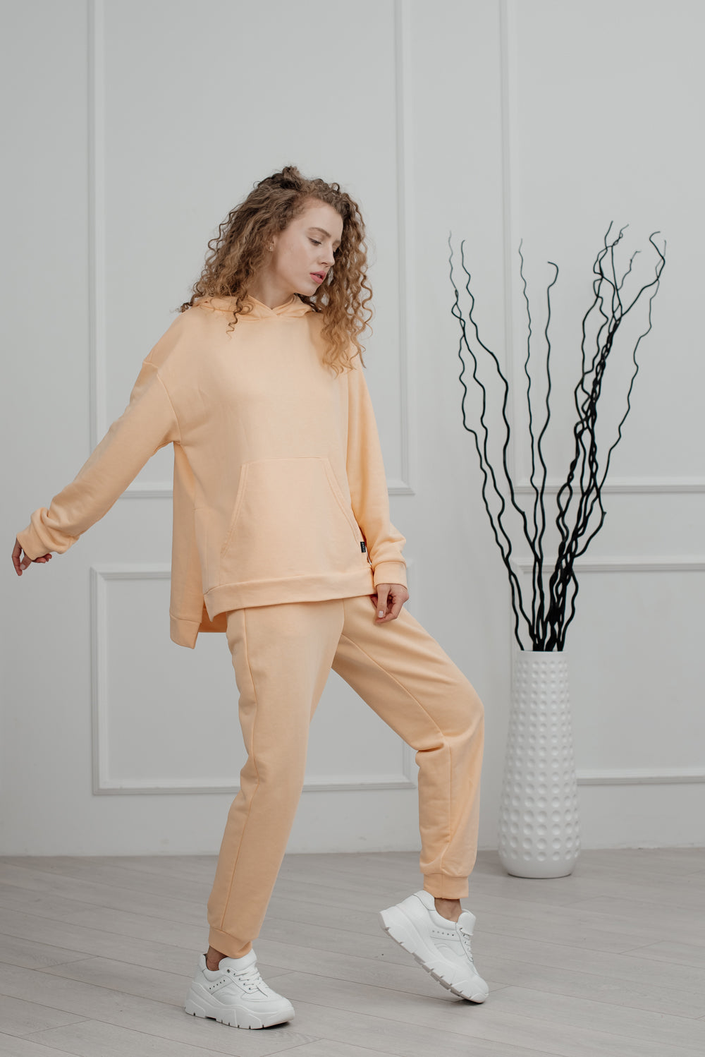 Knitted jogger trousers