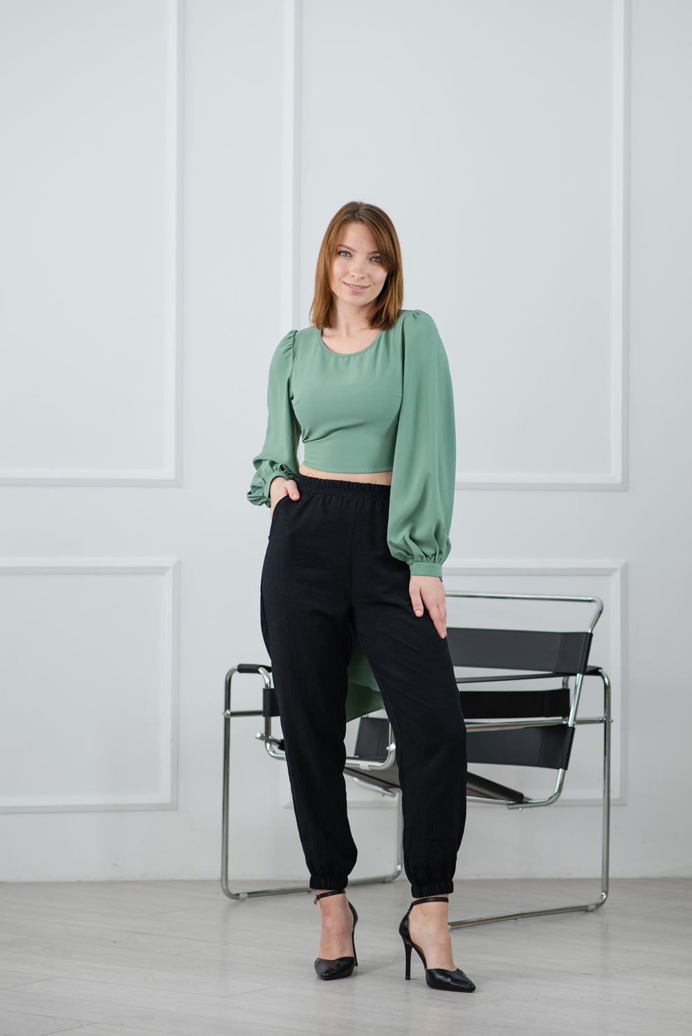 Blouse avec dos ouvert et liens