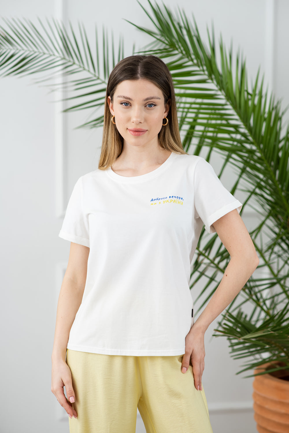 T-shirt coton lait