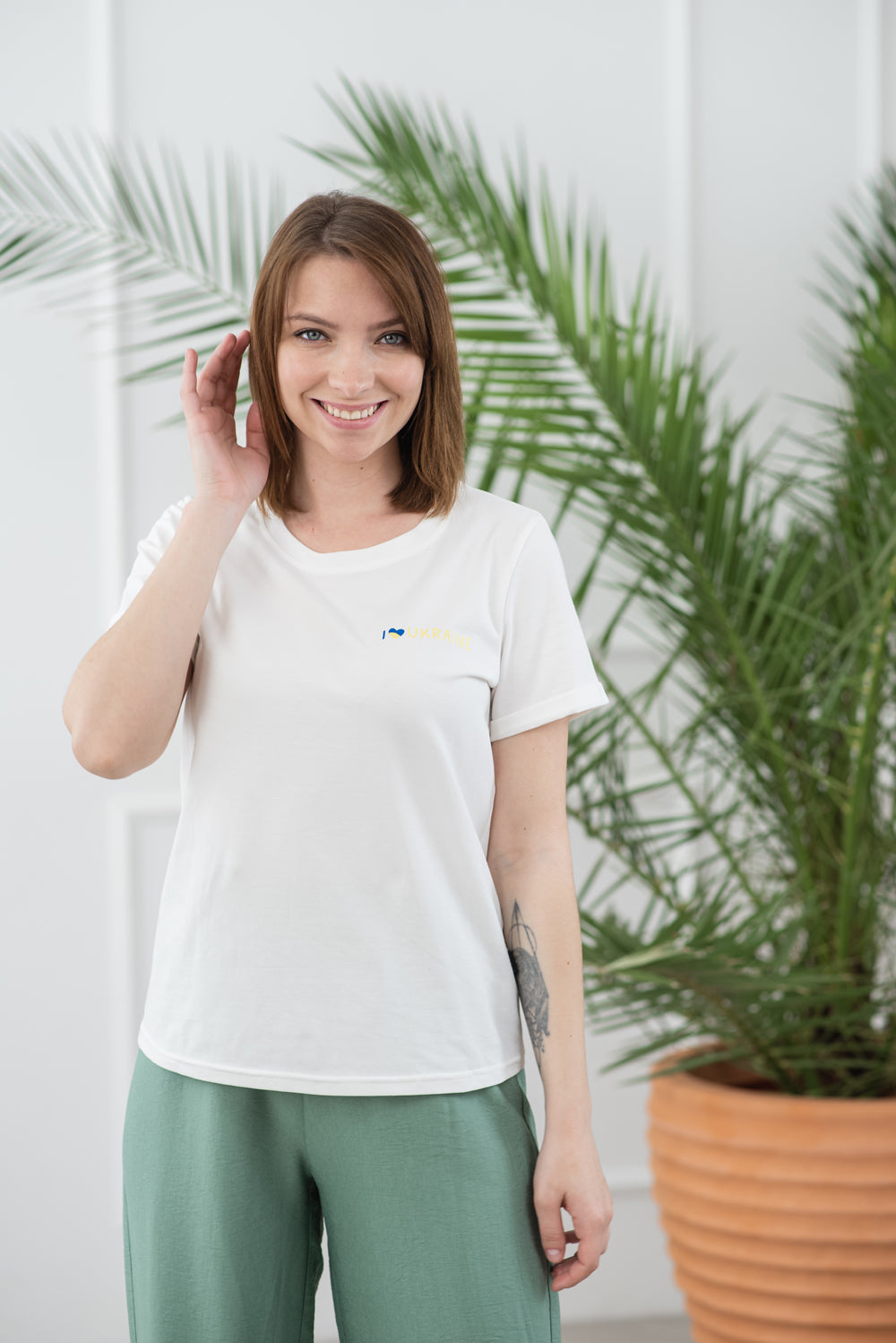 Milk cotton 'Ukraine' T-shirt