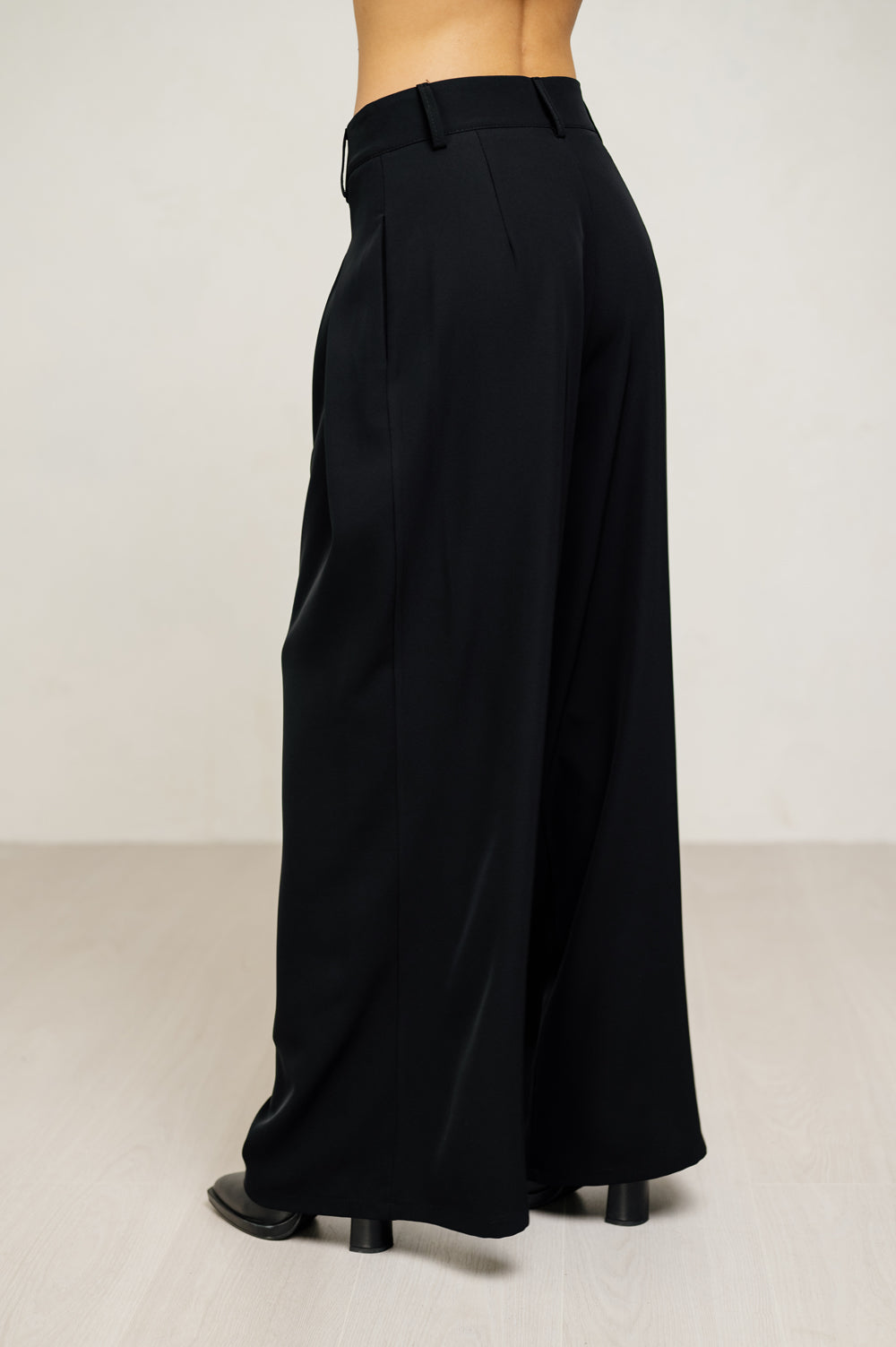 Black palazzo trousers