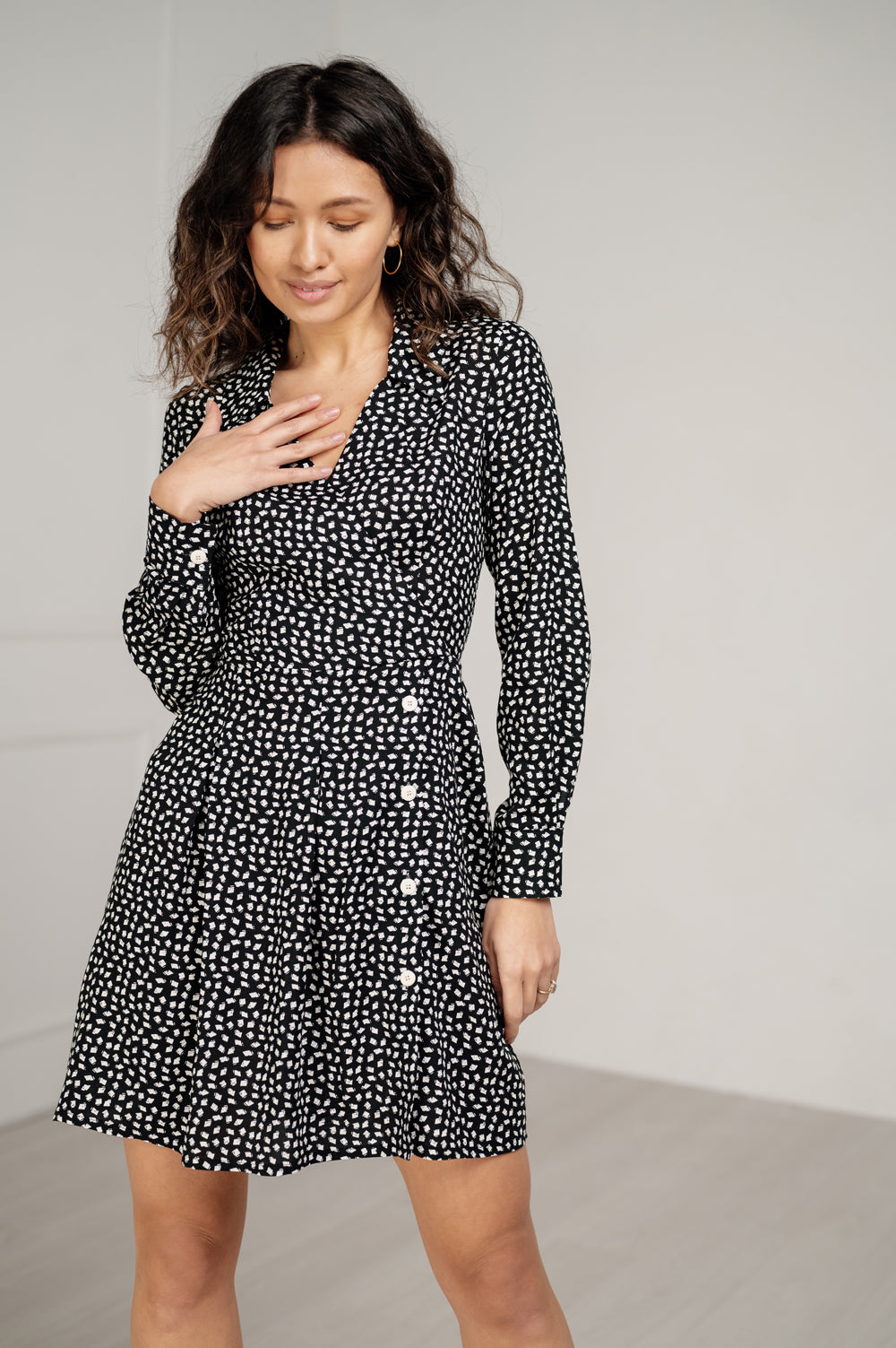 Robe midi noire avec jupe tennis