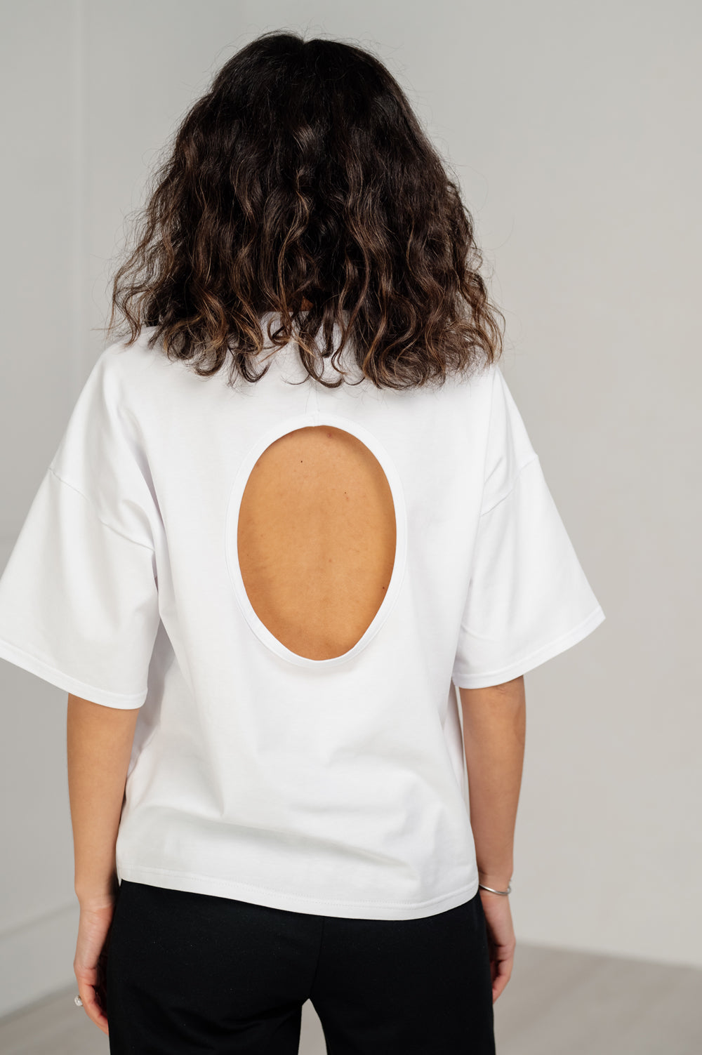 Camiseta blanca oversize