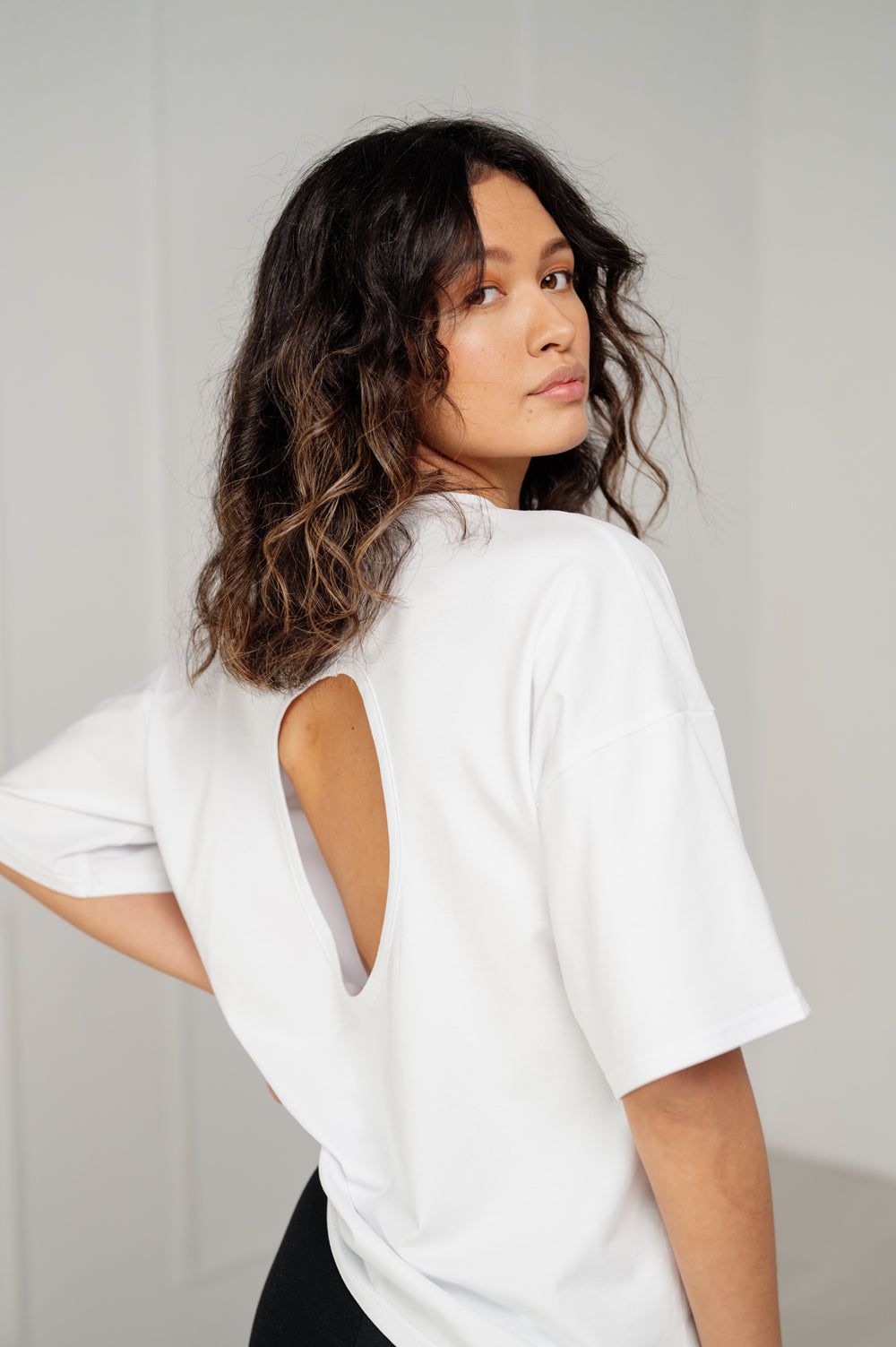 Camiseta blanca oversize