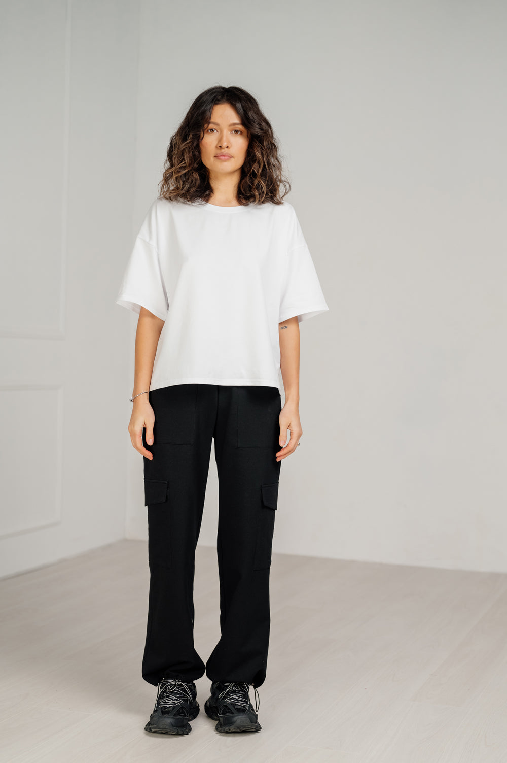 T-shirt oversize blanc