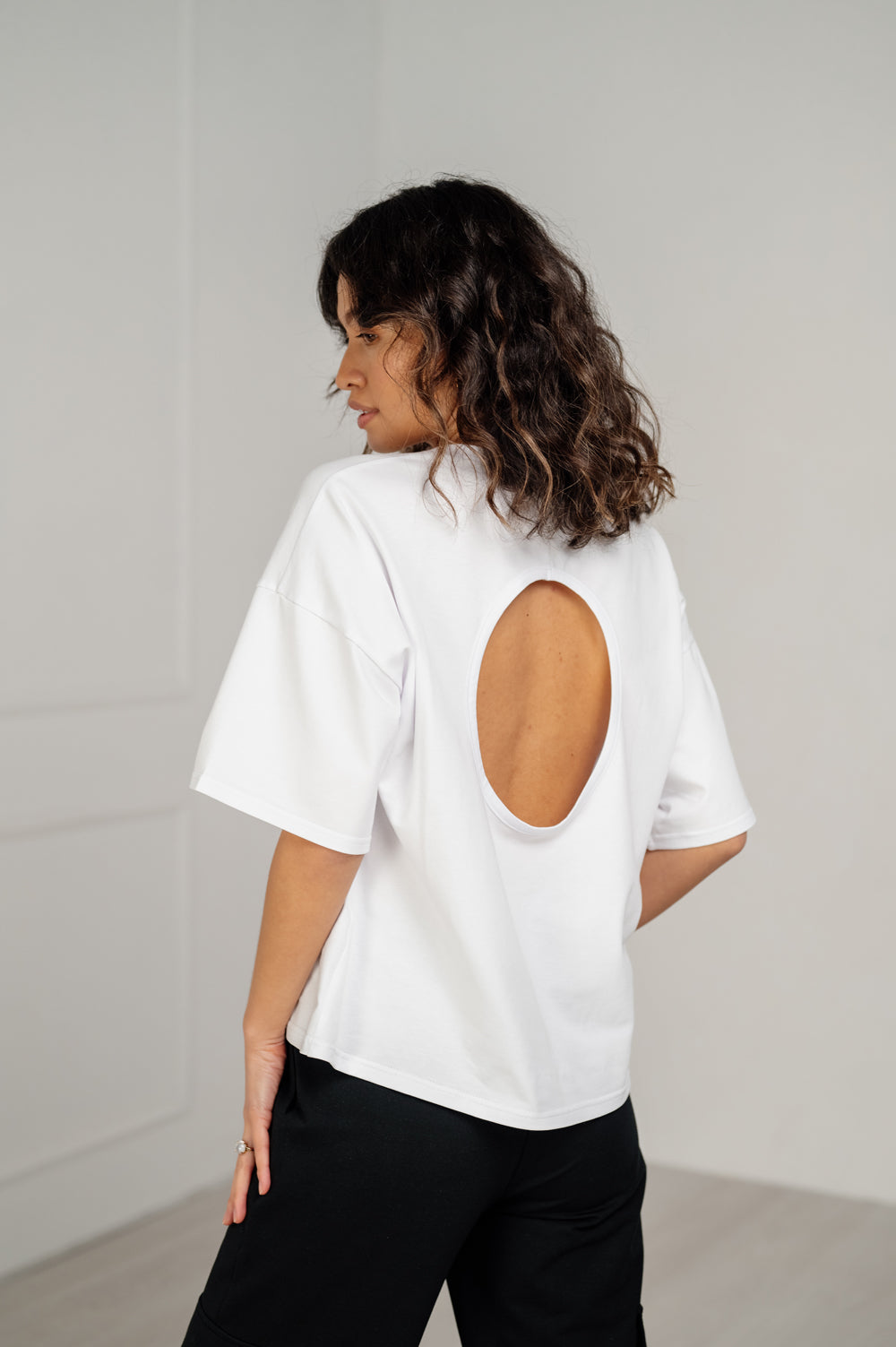 Camiseta blanca oversize