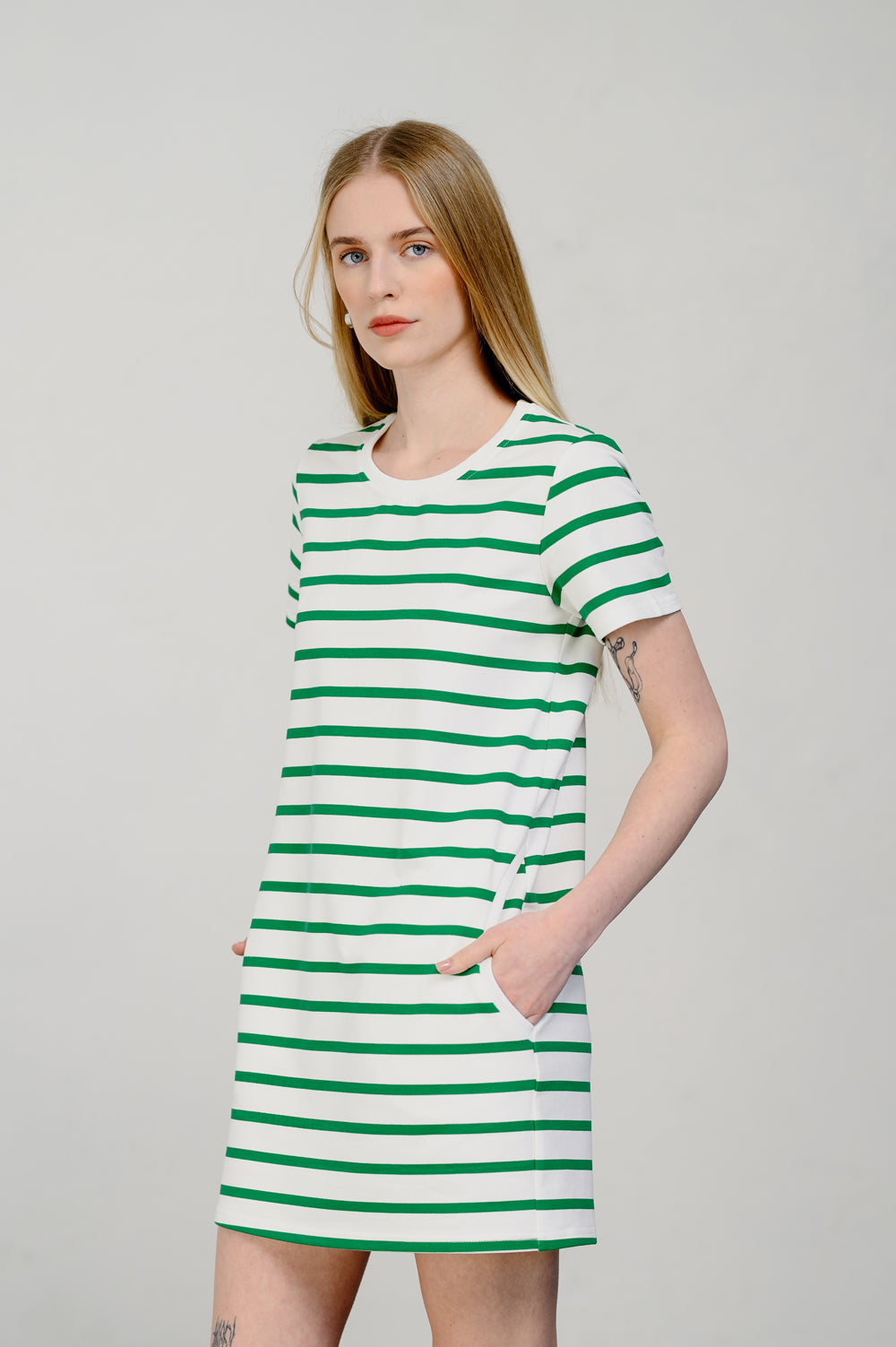 Rochie verde dunge