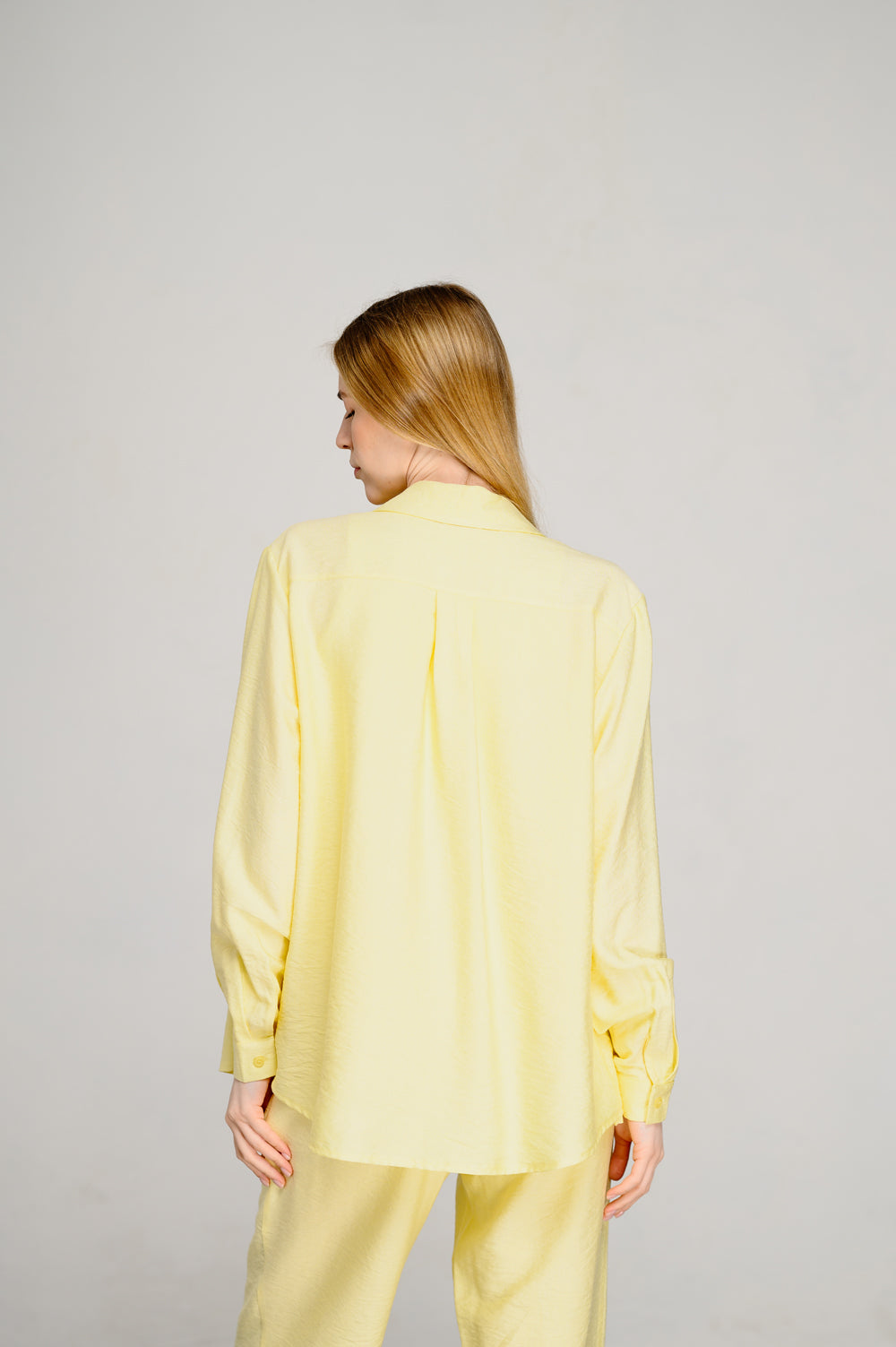 Chemise ample jaune