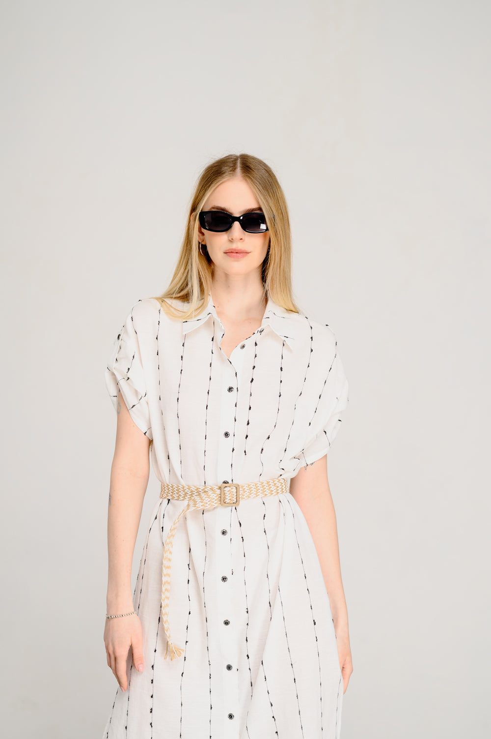 Robe blanche shift