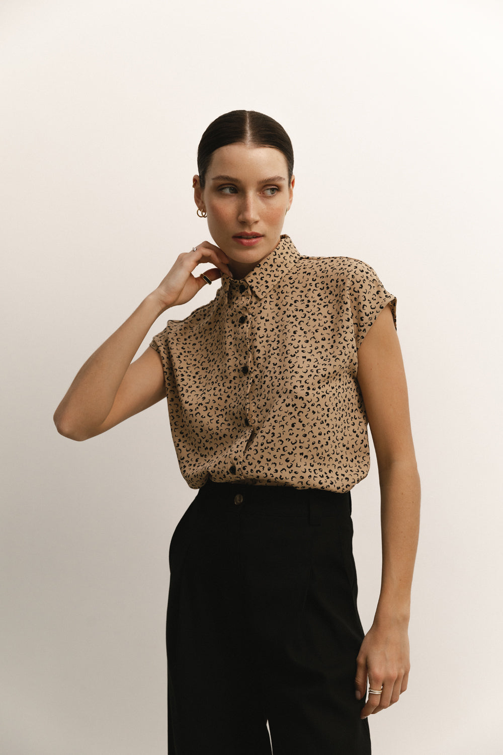 Loose Fit Shirt en Mocha