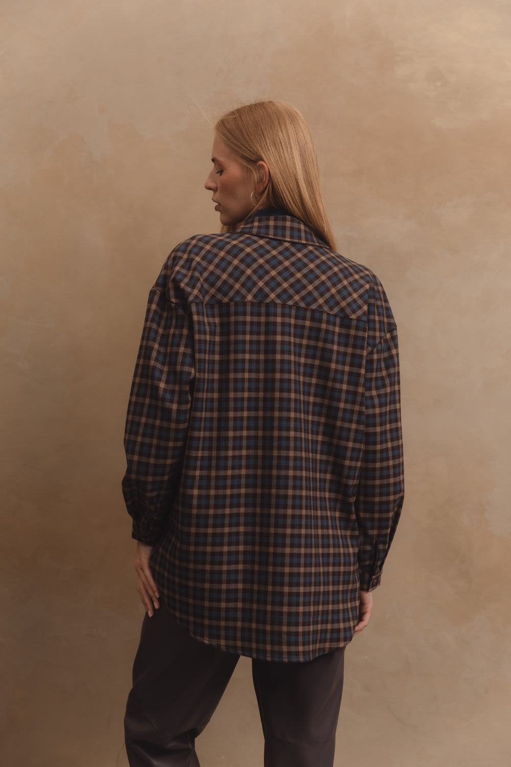 Camisa larga oversize