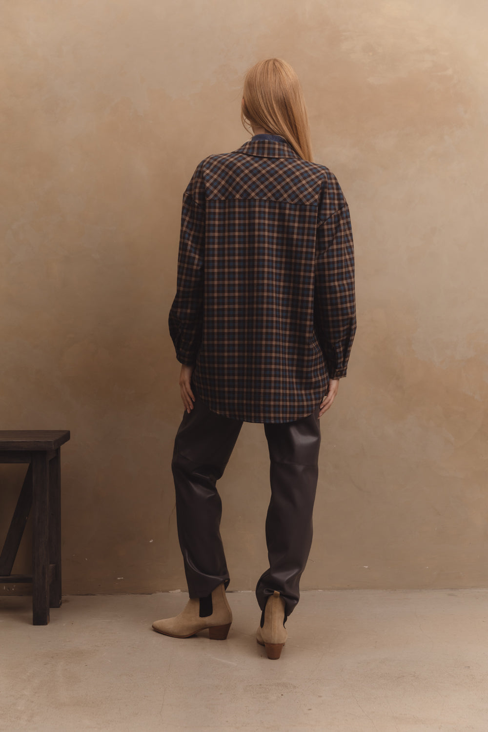 Camisa larga oversize