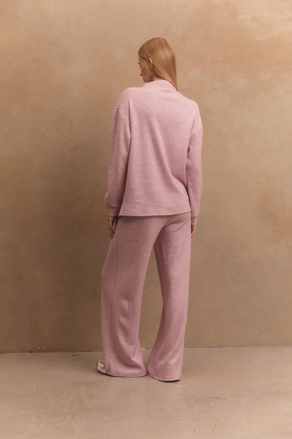 Angora pantsuit in color "Lavender"