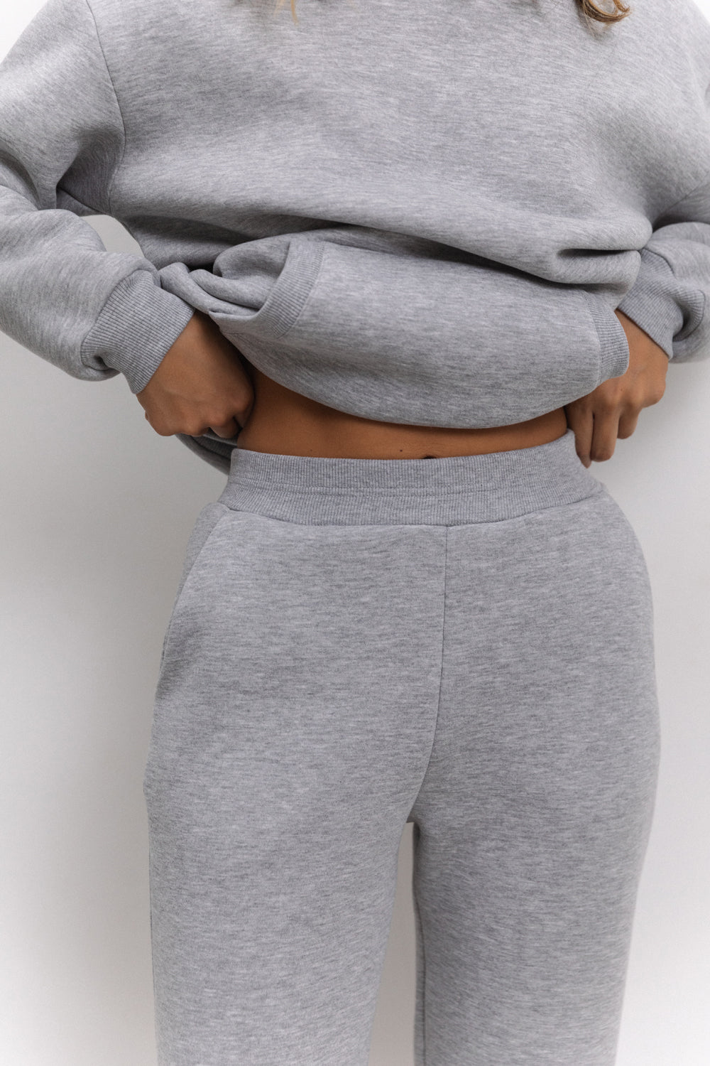 Pantalon de survêtement chaud gris