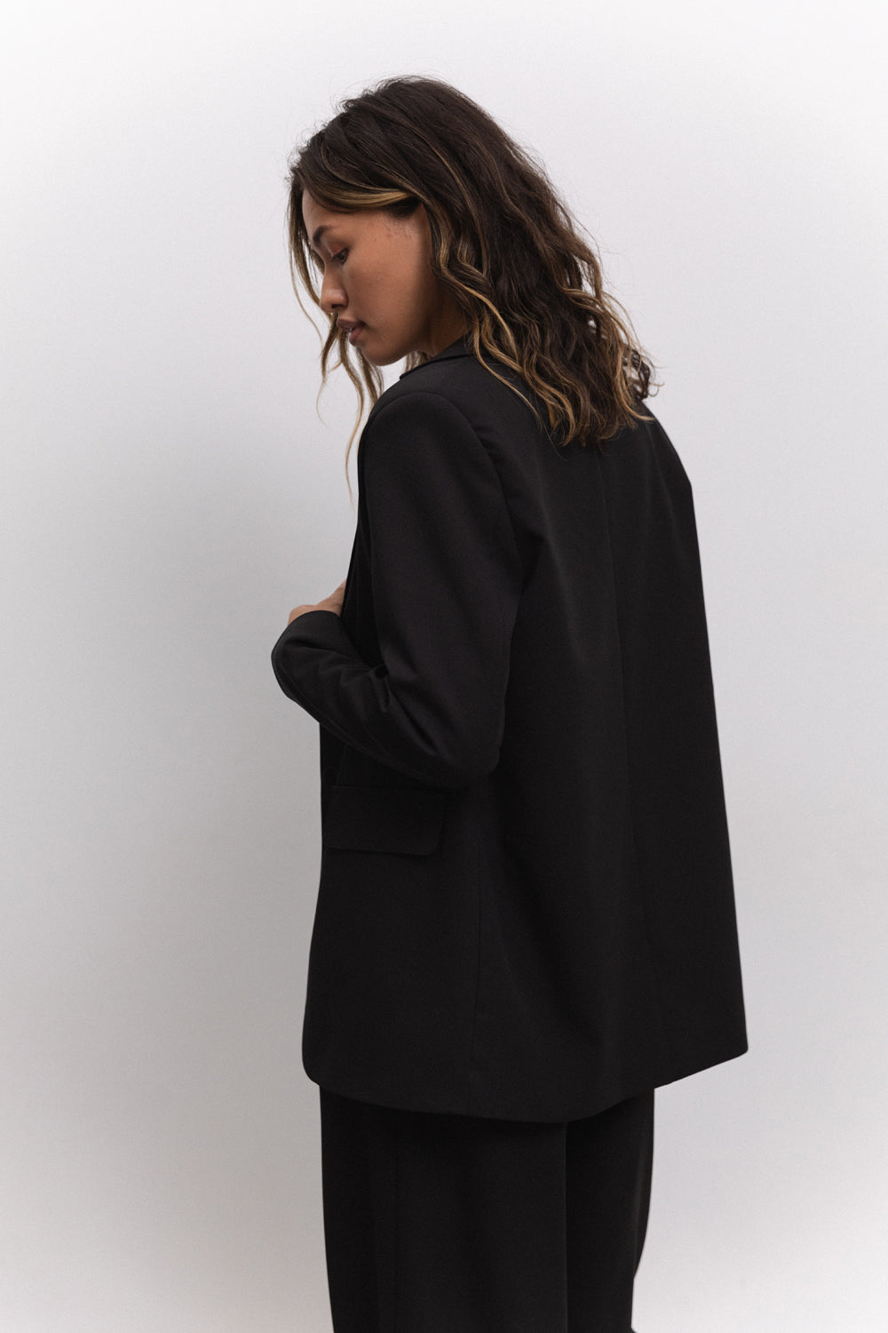 Black oversized jacket