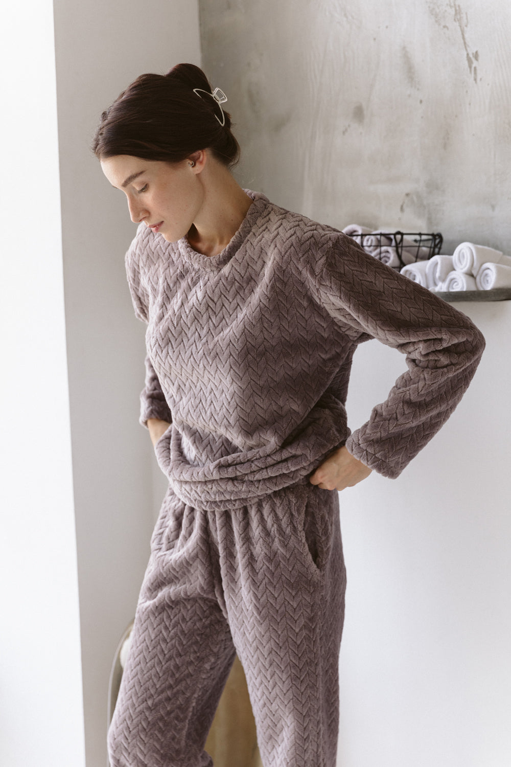 Cozy and soft pajamas with pockets