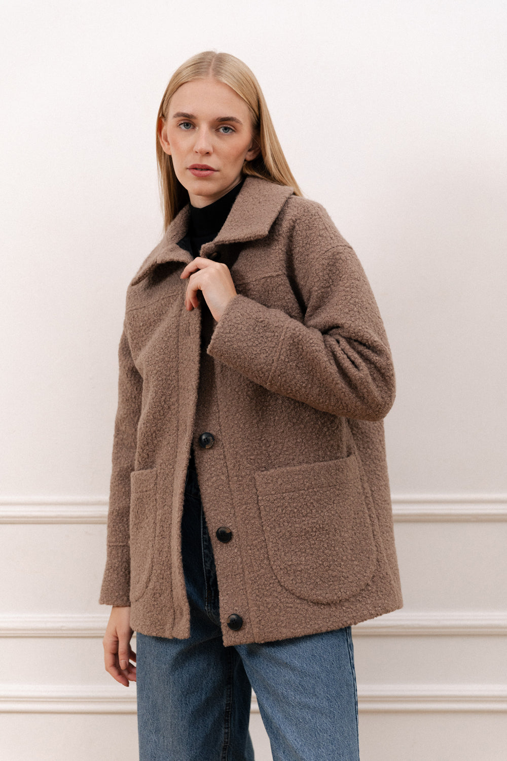 Cappotto in colore Mocha