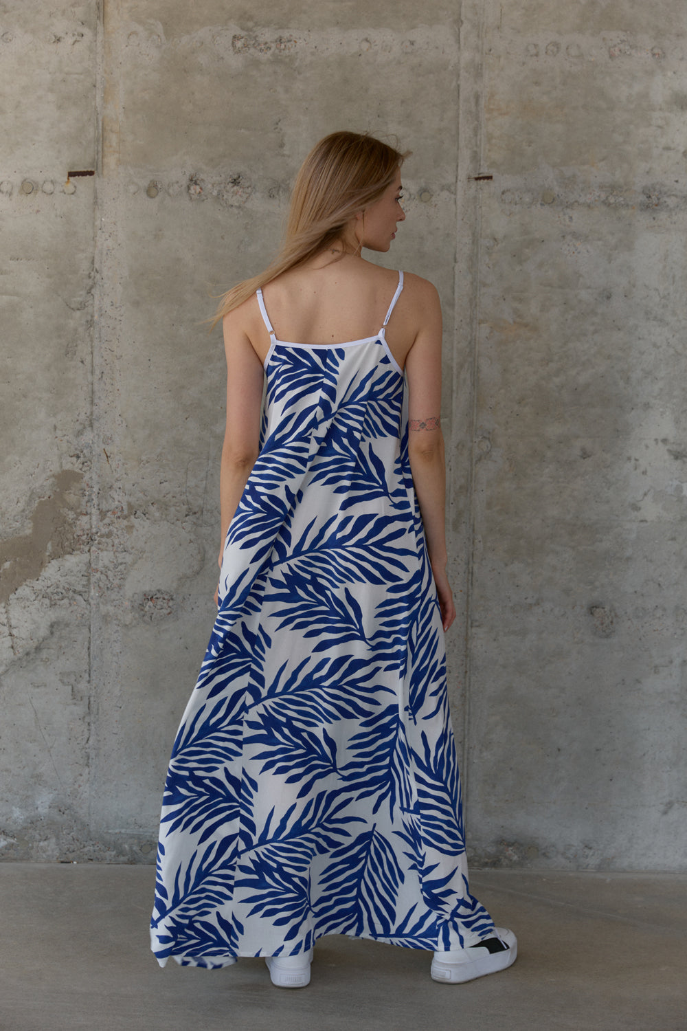 Maxi sundress with ties