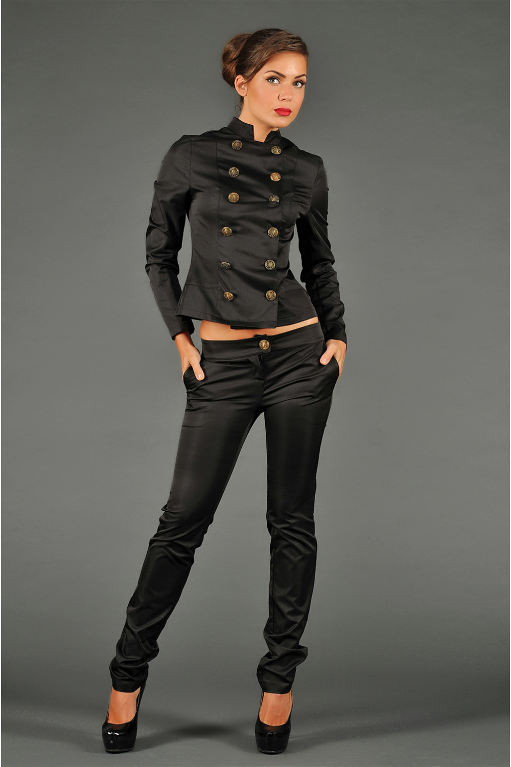 Брюки 5020/1 Черный Черный