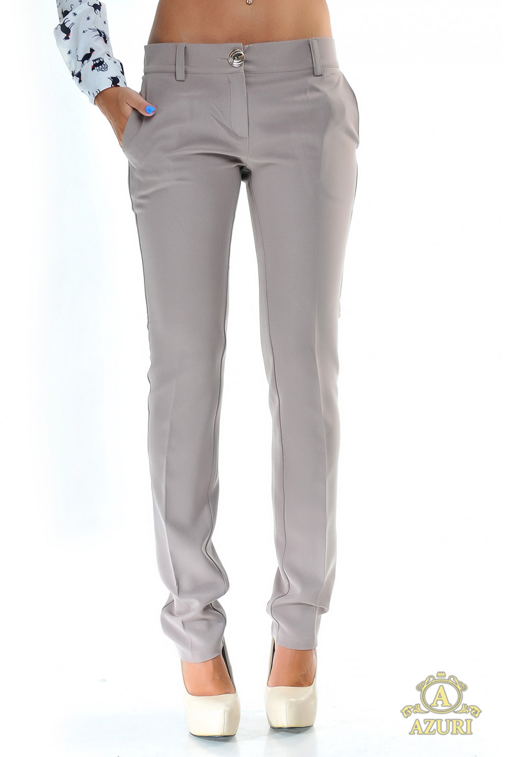 Брюки 5197 Бежевый Бежевый