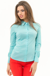 Блузка 5300 Бирюза Бирюзовый