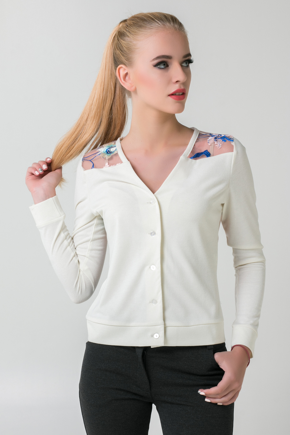 Кофта 5318 Молоко Молочный