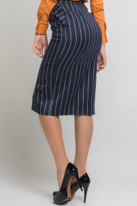 Юбка 5326 Синий/полоска Синий