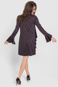 Платье 5359 Шалфей/цветы Шалфей