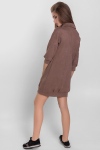 Платье 5368 Темно-бежевый Темно-бежевый