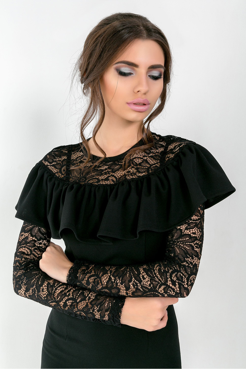 Платье 5388 Черный Черный