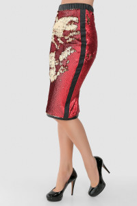 Юбка 5394 Красный Красный