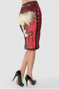 Юбка 5394 Красный Красный