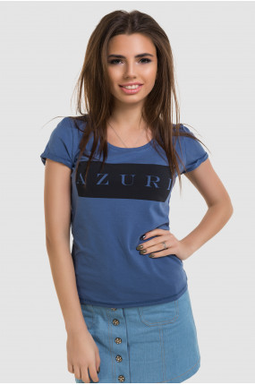 Футболка 5411 Синий Синий