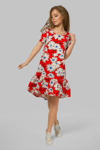 Платье 5420 Красный Красный