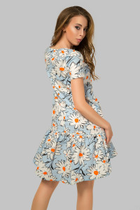 Платье 5420 Голубой Голубой