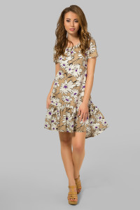 Платье 5420 Коричневый Коричневый