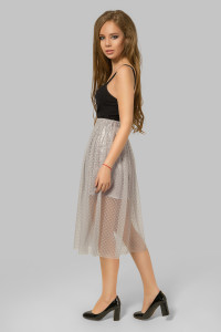 Юбка 5449 Светло-серый Светло-серый