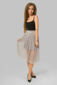 Юбка 5449 Светло-серый Светло-серый