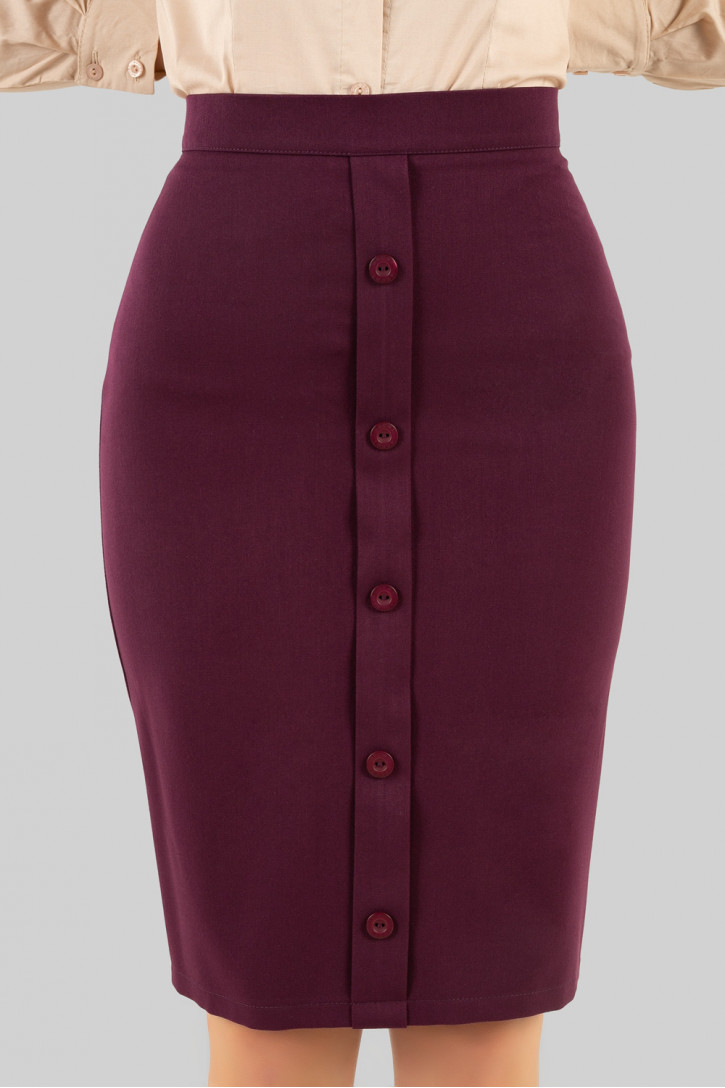 Юбка 5515 Баклажан