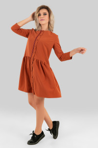 Платье 5528 Кирпич