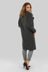 Пальто 5540 Темно-серый